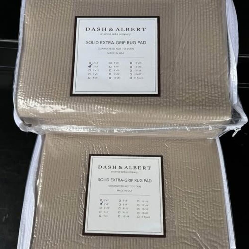 Dash & Albert Solid Extra-Grip Rug Pad 2’ x 8’ Runner – New in Package (2 availa